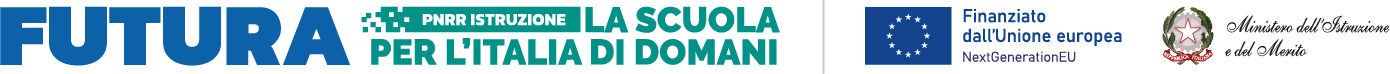 Finanziato dall'Unione europea — NextGenerationEU — Ministero dell'Istruzione e del Merito — PNRR Istruzione